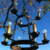 European Iron Chandelier, Priced 250.00.