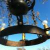 European Iron Chandelier, Priced 250.00.