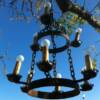 European Iron Chandelier, Priced 250.00.