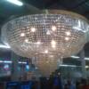 This Chandelier is in pieces in storage.    Hundreds of prisms... 6 feet in diameter.    