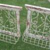 Iron and wood window baskets.  Two sizes, 35.00 and 25.00. 