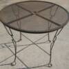 Iron patio table.  Priced 65.00