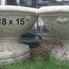 Faux Marble Planters, Priced 60.00 each.  