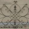 Decorative light weight Iron Panels.    Two sizes.. Priced 48.00 and 38.00.