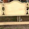 King Size French Provincial Headboard.   Priced 150.00.