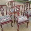 Chippendale Style Mahogany chairs.... two have been "stripped".    Priced 85.00 each.    