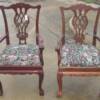 Chippendale Style Mahogany chairs.... two have been "stripped".    Priced 85.00 each.    
