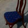 Single Chair,  Rather large and in good condition.   One "foot" has been reglued.   Priced 35.00