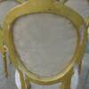 French Style Gilded Bedroom Chairs.  Priced 150.00 each.   One of the four is rough.  